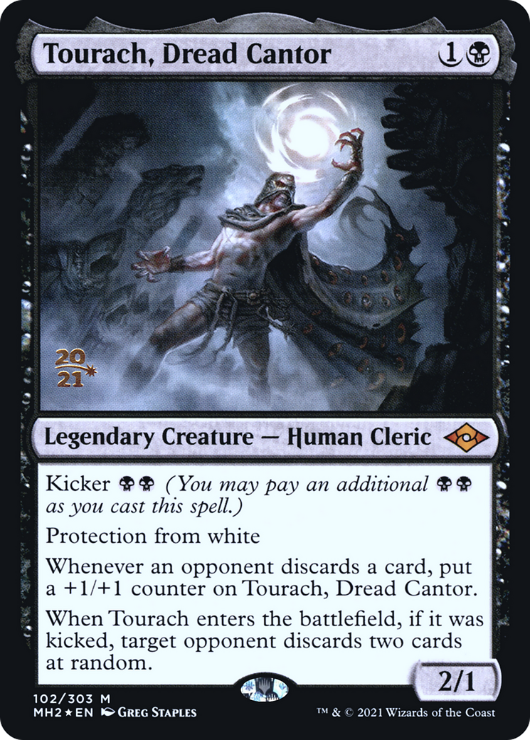 Tourach, Dread Cantor (PRE-102) - Modern Horizons 2 Promos Foil