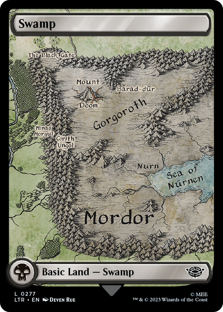 Swamp (0277) (LTR-277) - The Lord of the Rings: Tales of Middle-earth Foil