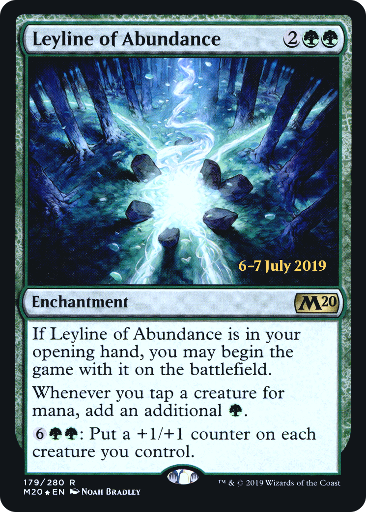 Leyline of Abundance (PRE-179) - Core Set 2020 Promos Foil