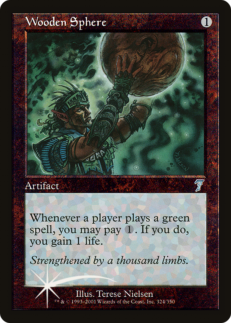 Wooden Sphere (7ED-324) - 7th Edition