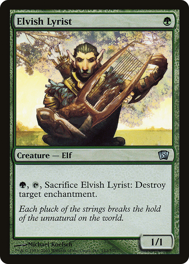 Elvish Lyrist (8ED-242) - 8th Edition Foil