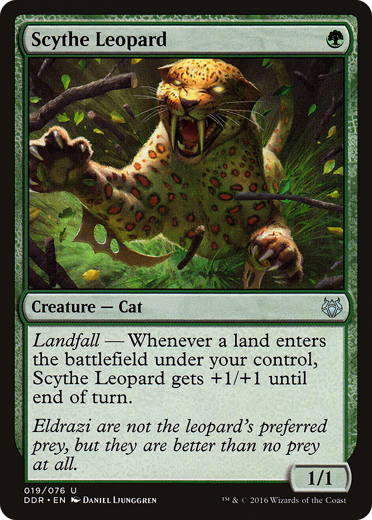 Scythe Leopard (DDR-019) - Duel Decks: Nissa vs. Ob Nixilis