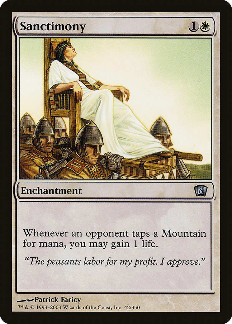Sanctimony (8ED-042) - 8th Edition Foil