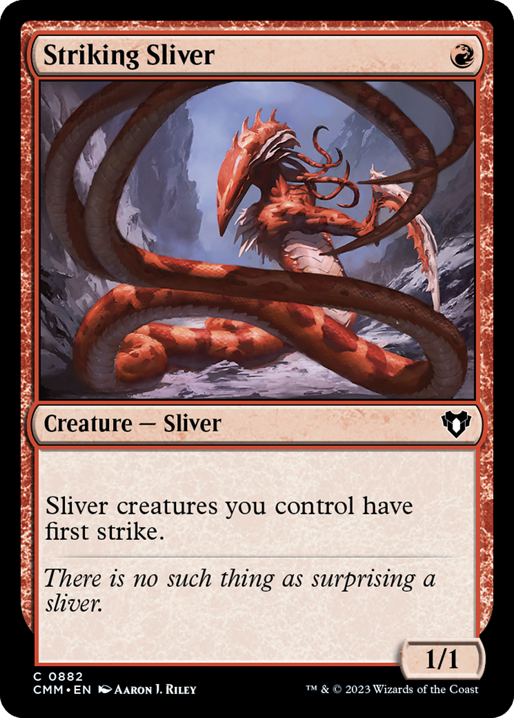 Striking Sliver (CMM-882) - Commander Masters