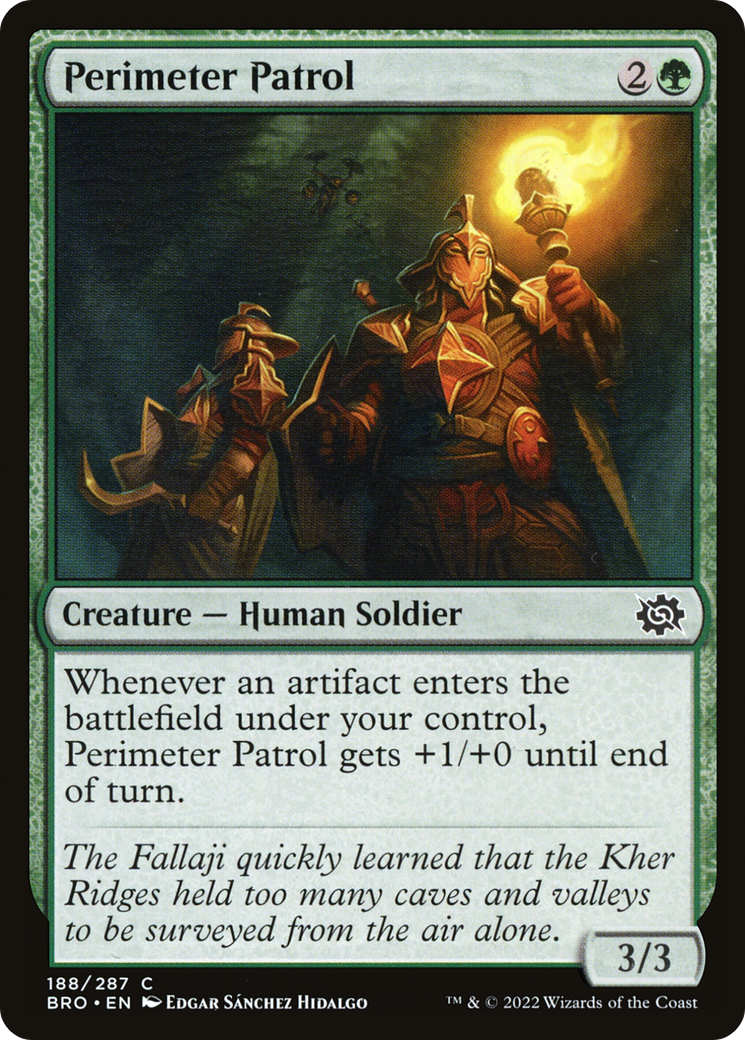 Perimeter Patrol (BRO-188) - The Brothers' War Foil