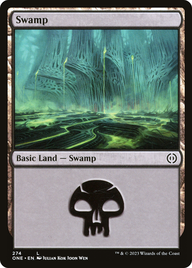 Swamp (274) (ONE-274) - Phyrexia: All Will Be One Foil