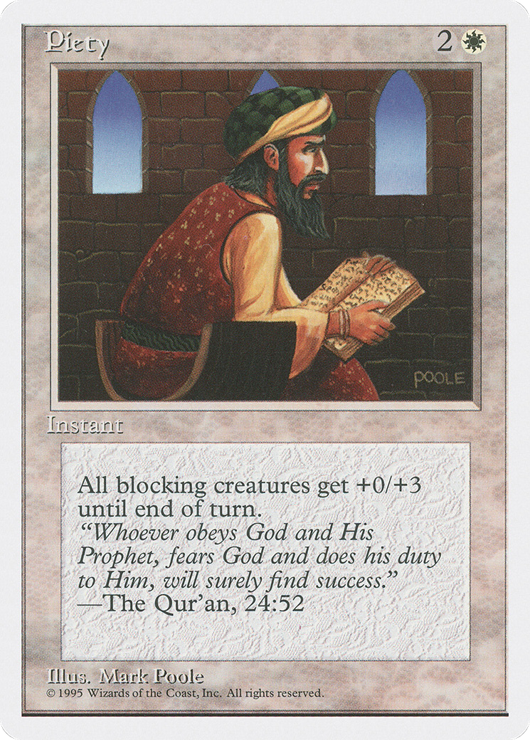 Piety (4ED-) - Fourth Edition