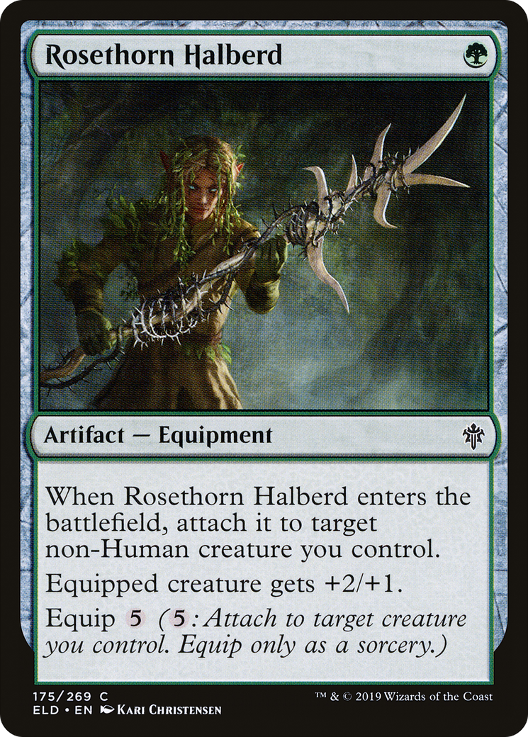 Rosethorn Halberd (ELD-175) - Throne of Eldraine