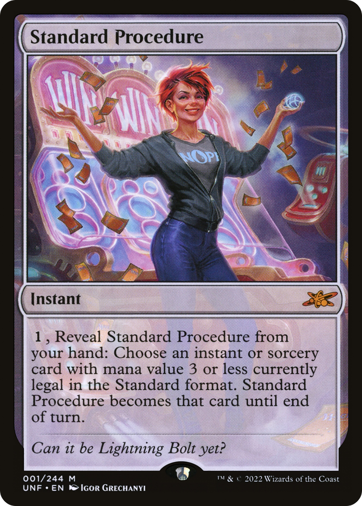 Standard Procedure (UNF-001) - Unfinity