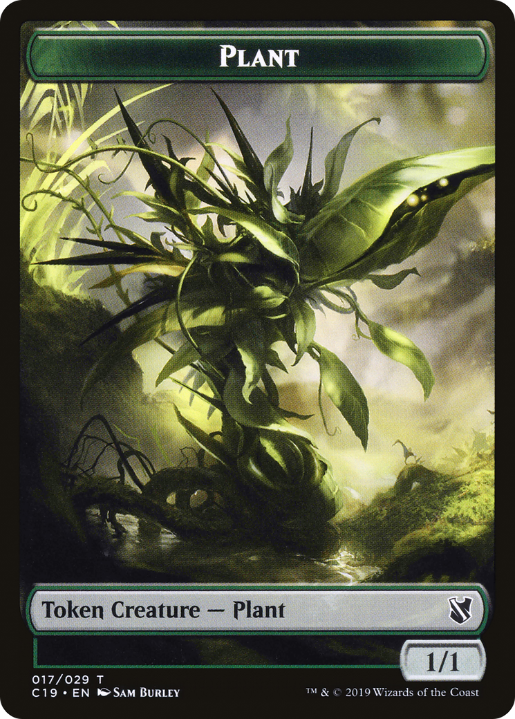 Plant (TC19-017) - Commander 2019 Tokens
