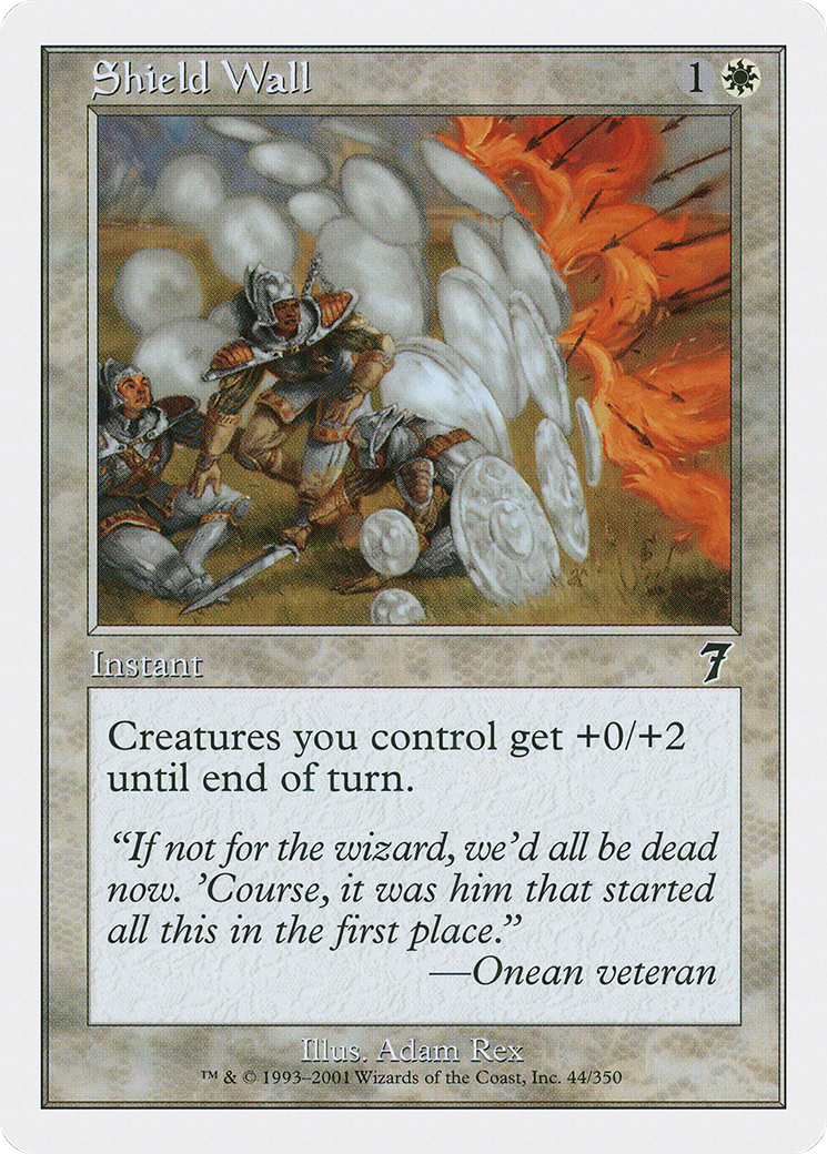 Shield Wall (7ED-044) - 7th Edition
