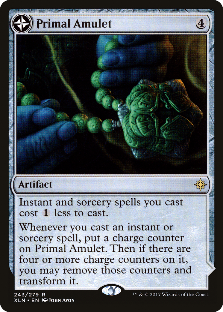 Primal Amulet (XLN-243) - Ixalan: (compasslanddfc) Foil