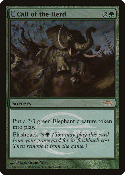 Call of the Herd (GPP-) - Grand Prix Promos: (tombstone) Foil