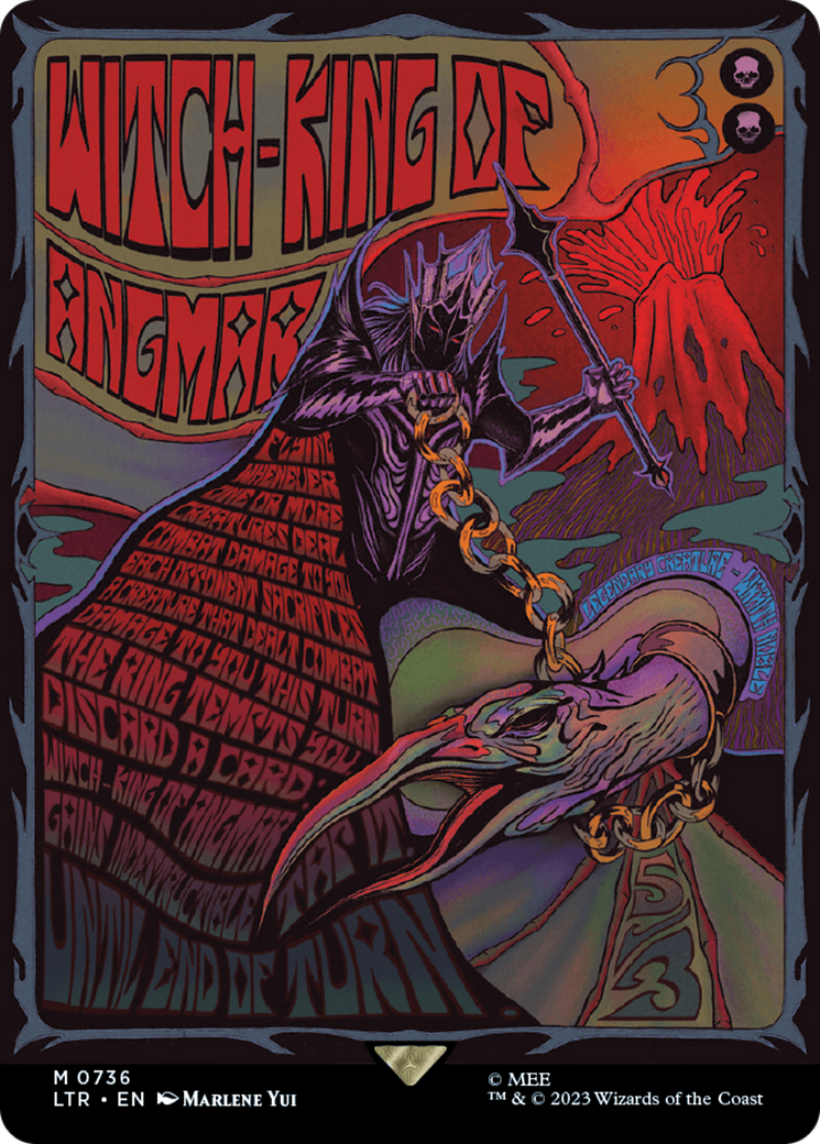 Witch-king of Angmar (Borderless Poster) (LTR-736) - The Lord of the Rings: Tales of Middle-earth (Borderless) Foil