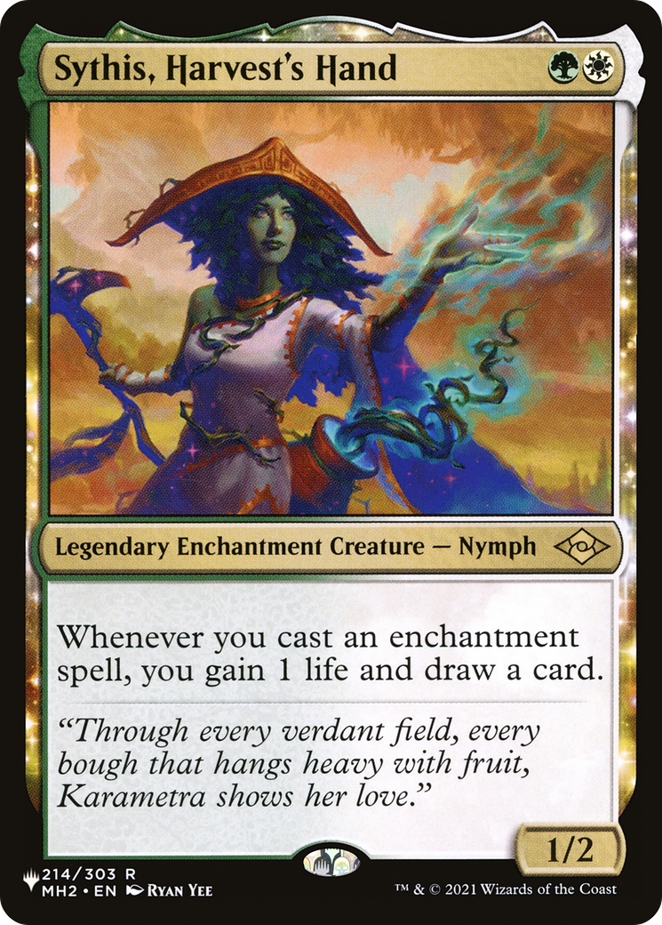 Sythis, Harvest's Hand (LIST-214/303) - The List: (enchantment)