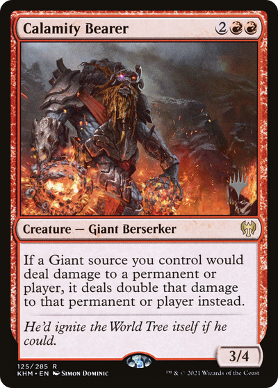 Calamity Bearer (PPKHM-125P) - Kaldheim Promos Foil