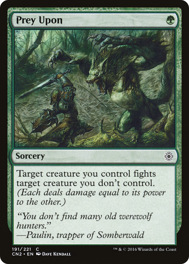 Prey Upon (CN2-191) - Conspiracy: Take the Crown Foil
