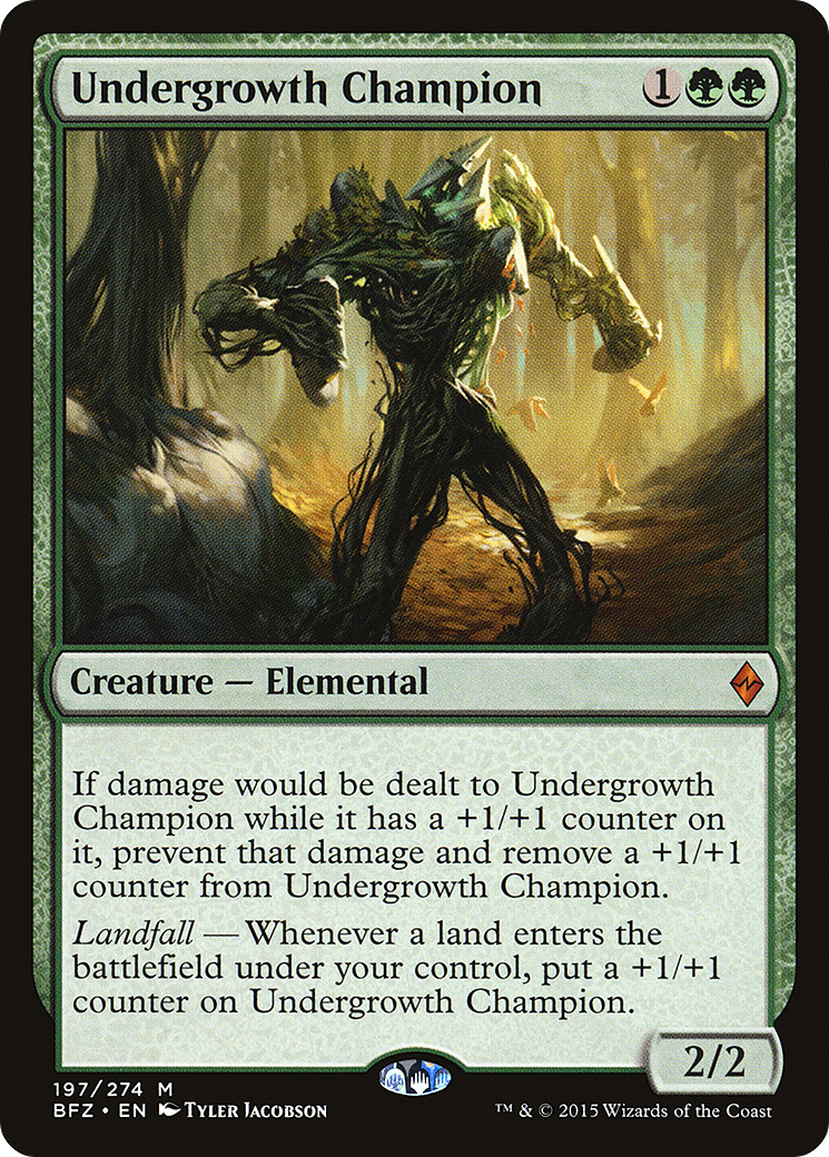 Undergrowth Champion (BFZ-197) - Battle for Zendikar Foil