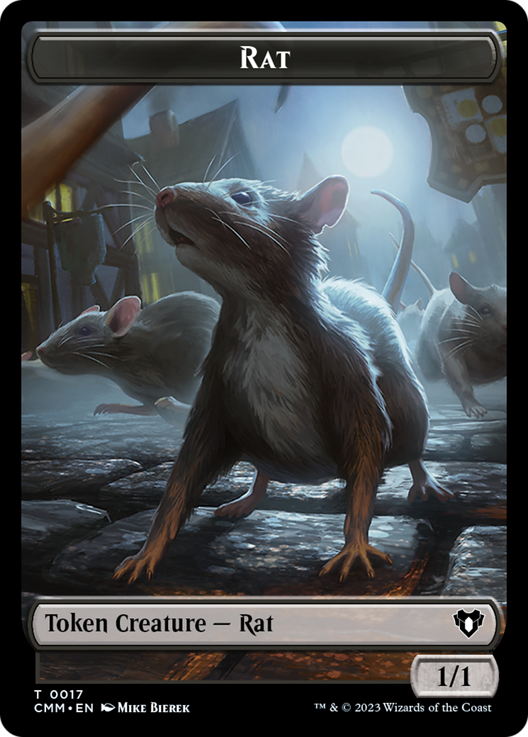 Rat (TCMM-017) - Commander Masters Tokens