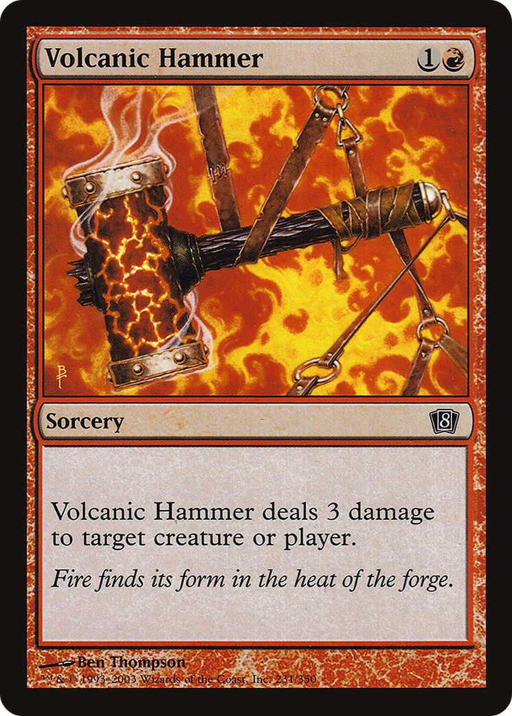 Volcanic Hammer (8ED-231) - 8th Edition