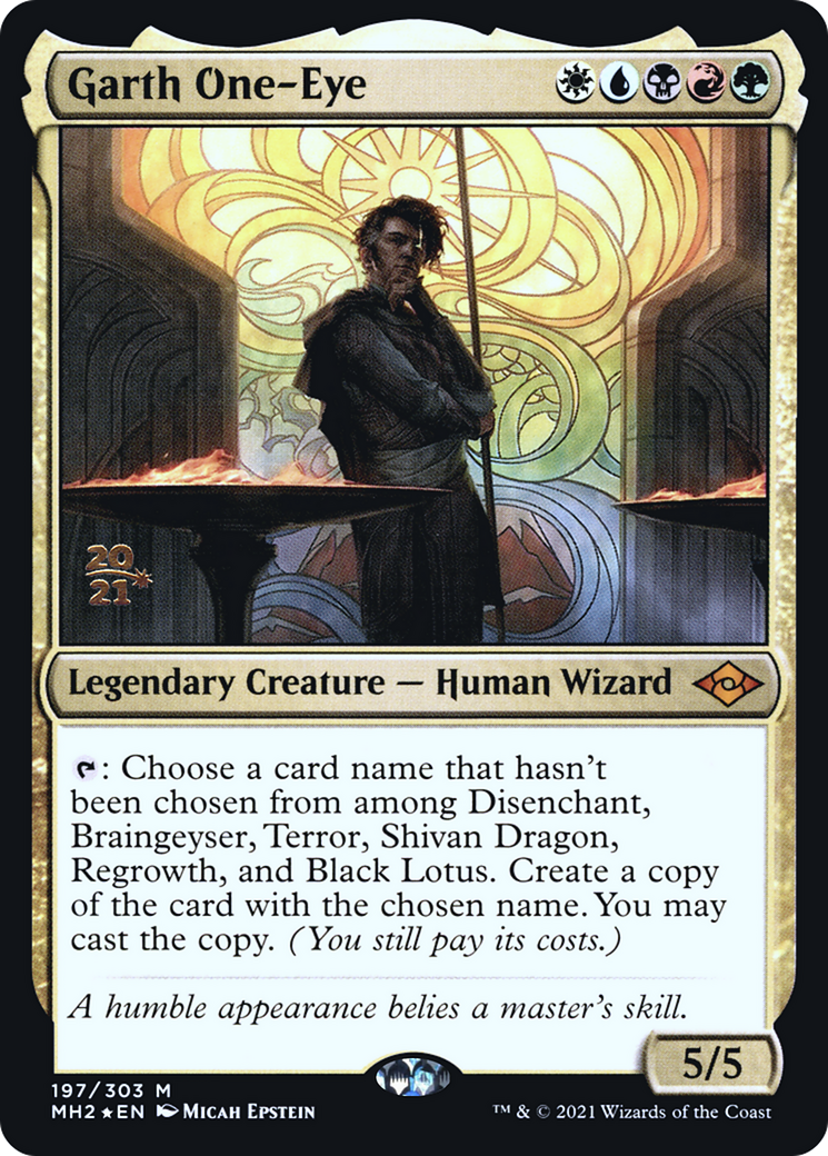 Garth One-Eye (PRE-197) - Modern Horizons 2 Promos Foil