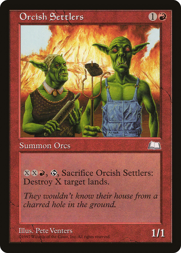 Orcish Settlers (WTH-) - Weatherlight