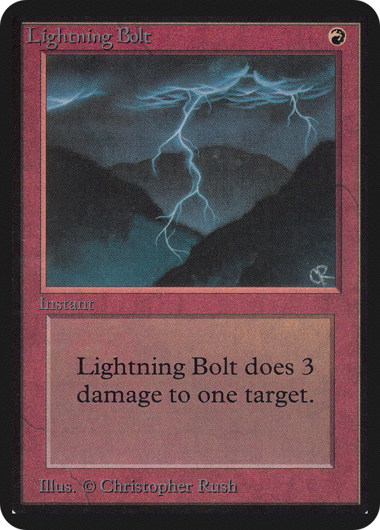 Lightning Bolt (LEA-) - Limited Edition Alpha