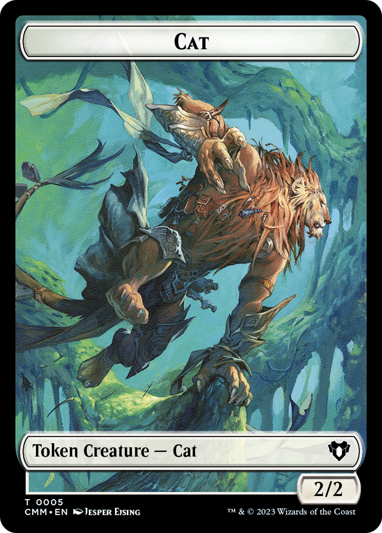 Cat (TCMM-005) - Commander Masters Tokens