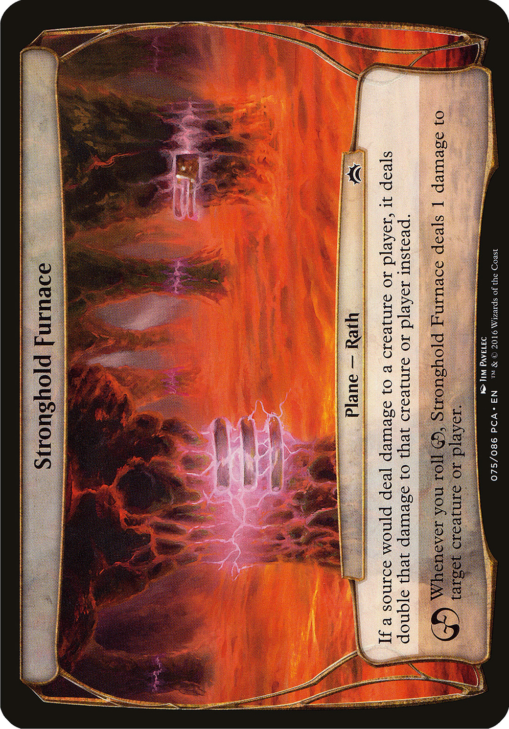 Stronghold Furnace (Planechase Anthology) (OVER-) - Planechase Anthology Planes