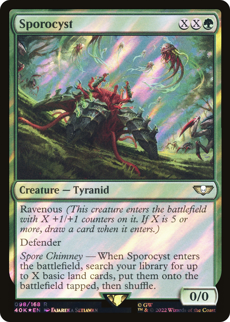 Sporocyst (Surge Foil) (40K-098) - Warhammer 40,000 Commander Foil
