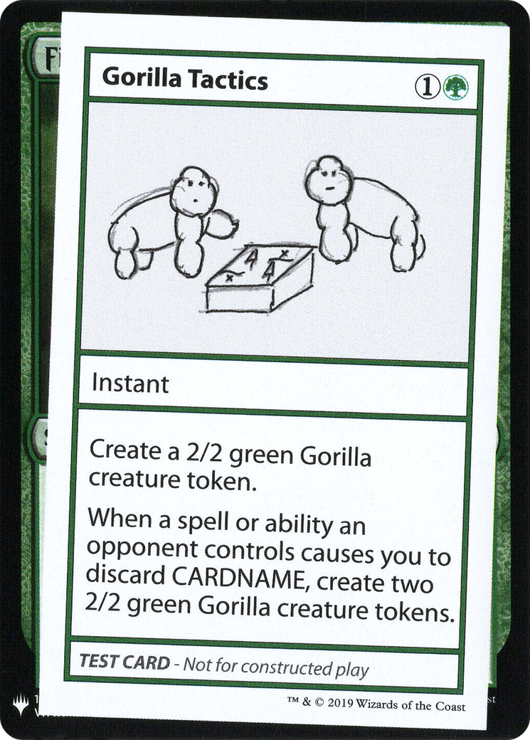 Gorilla Tactics (CMB1-) - Mystery Booster Playtest Cards 2019