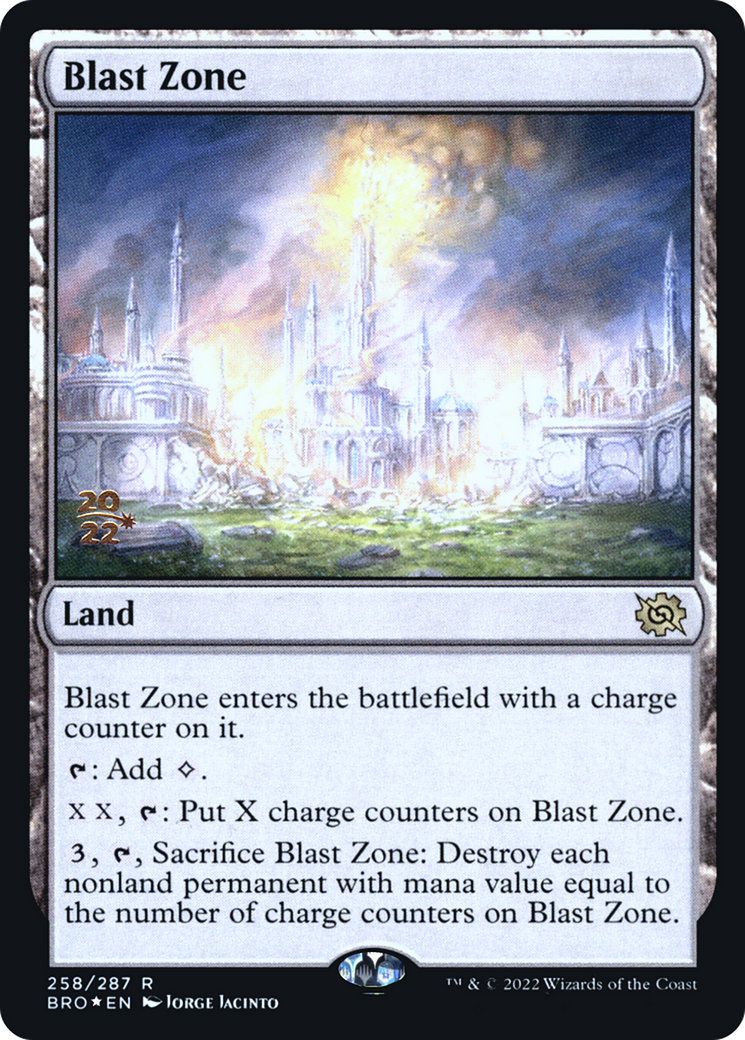 Blast Zone (BRO) (PRE-258) - The Brothers' War Promos Foil