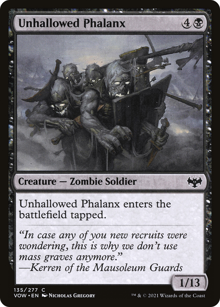 Unhallowed Phalanx (VOW-135) - Innistrad: Crimson Vow