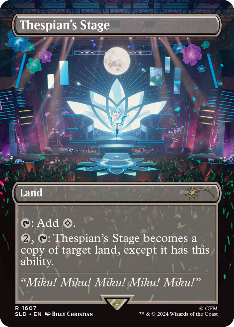 Thespian's Stage (SLD-1607) - Secret Lair Drop (Borderless) Foil