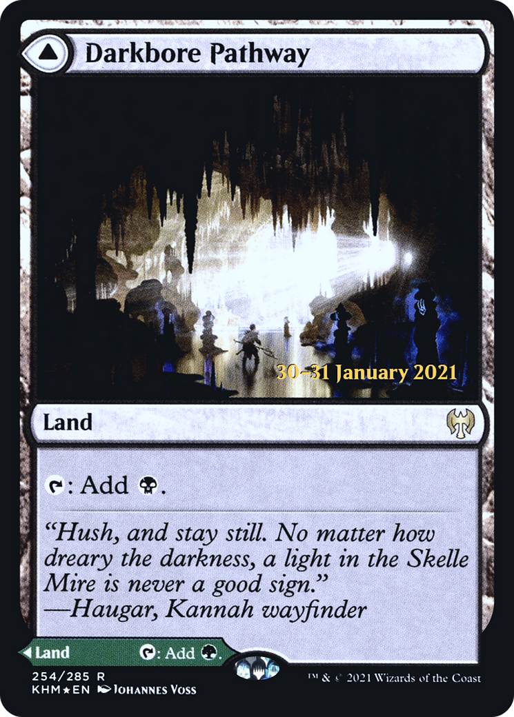 Darkbore Pathway (PRE-254) - Kaldheim Promos Foil