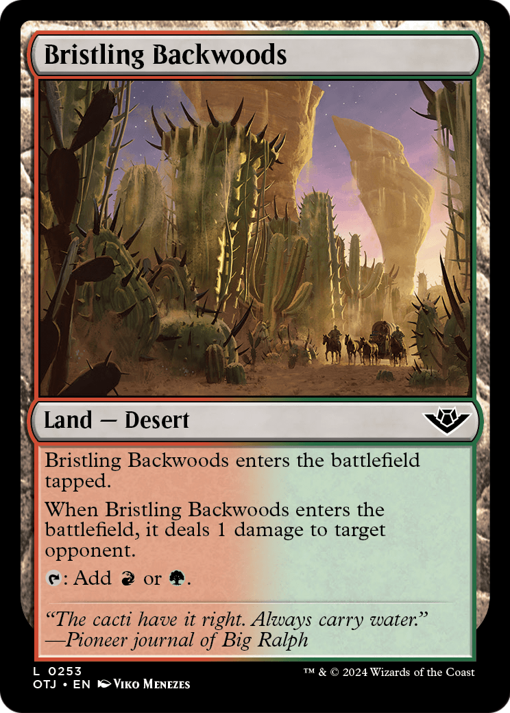 Bristling Backwoods (OTJ-253) - Outlaws of Thunder Junction