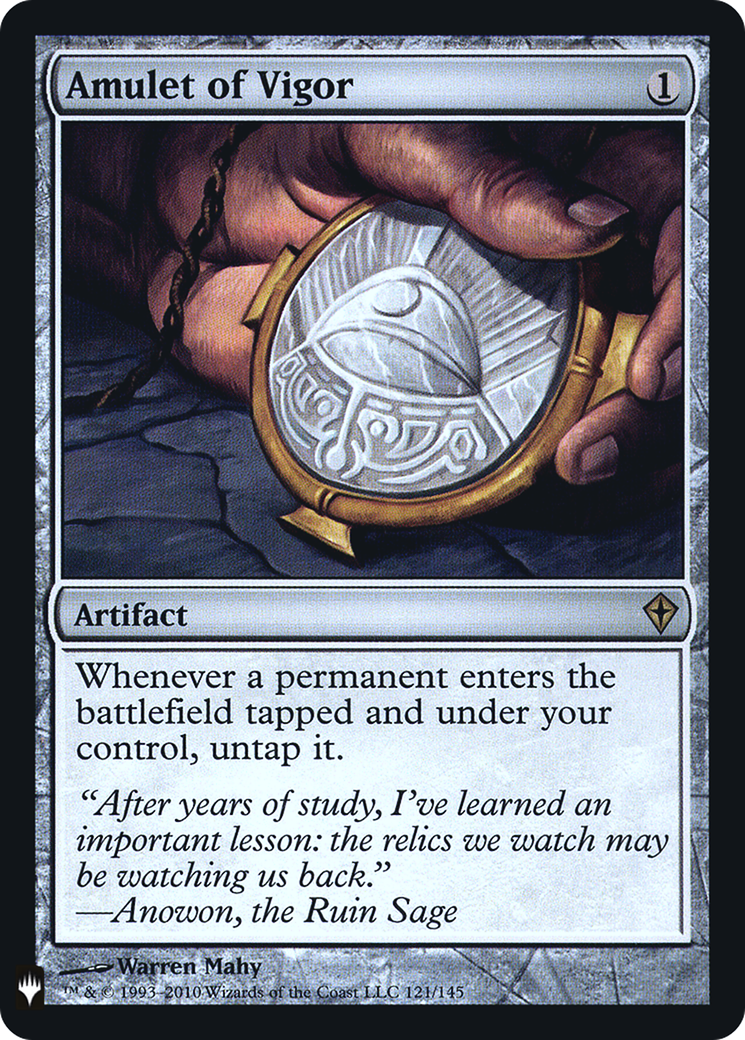 Amulet of Vigor (LIST-121) - The List Foil