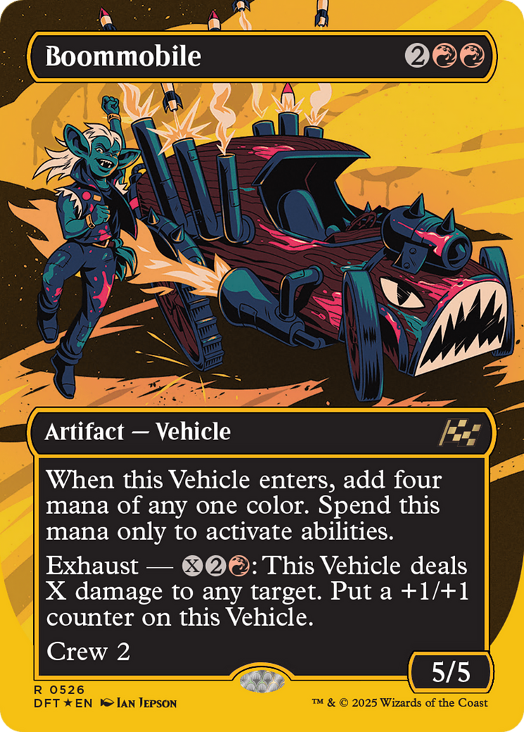 Boommobile (Borderless) (First-Place Foil) (DFT-526) - Aetherdrift (Borderless) Foil