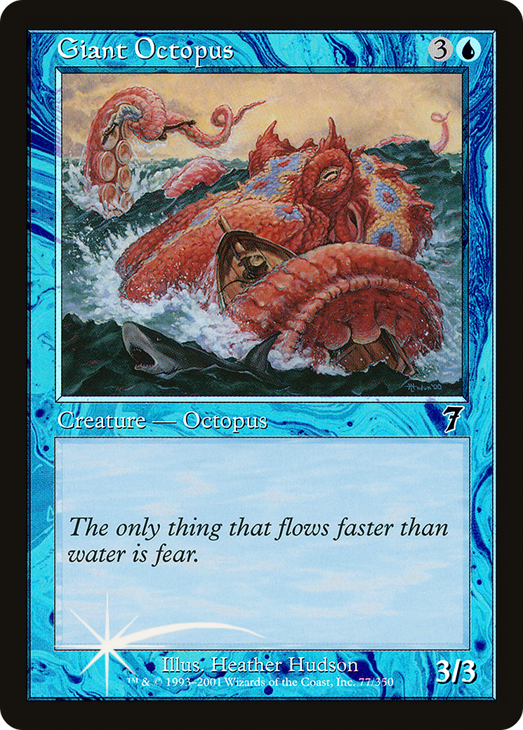 Giant Octopus (7ED-077) - 7th Edition
