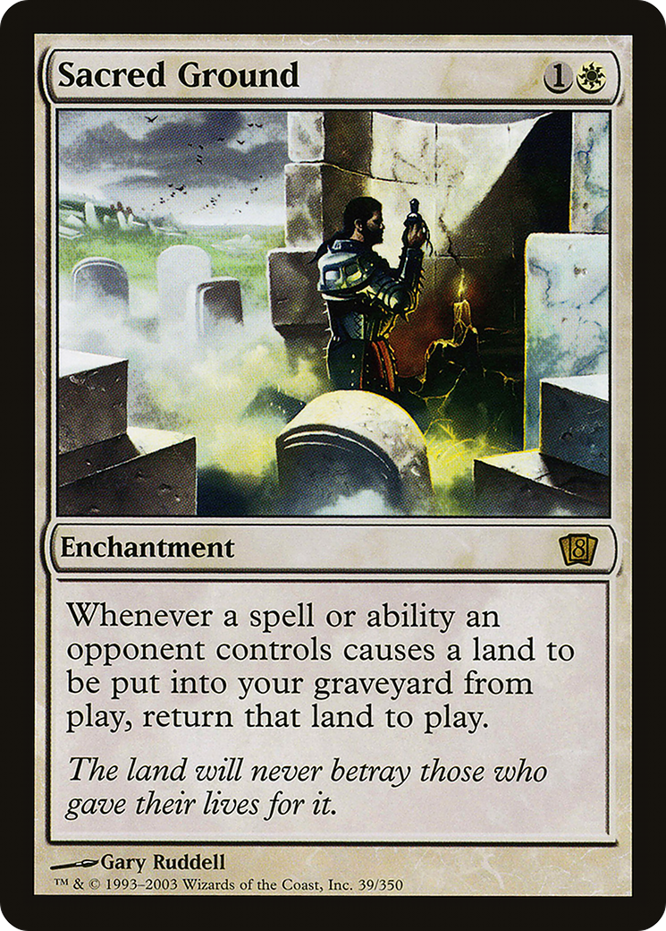 Sacred Ground (8ED-039) - 8th Edition