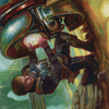 Urza, Powerstone Prodigy // Urza, Powerstone Prodigy (ABRO-035) - The Brothers' War Art Series (Borderless) Foil