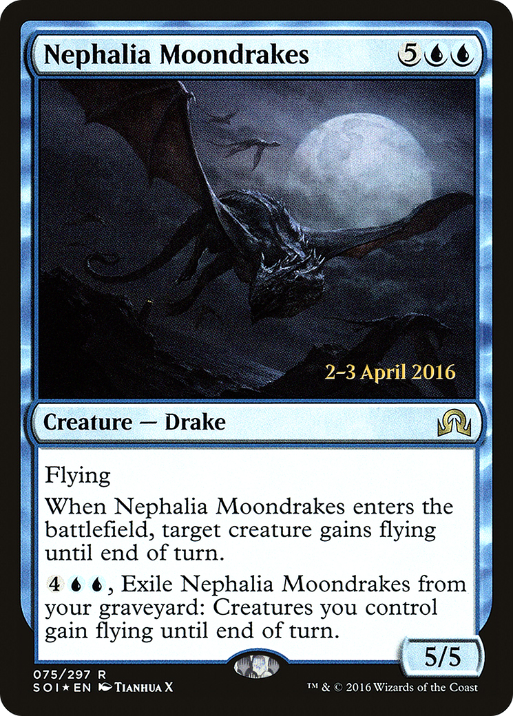Nephalia Moondrakes (PRE-075) - Shadows over Innistrad Promos Foil