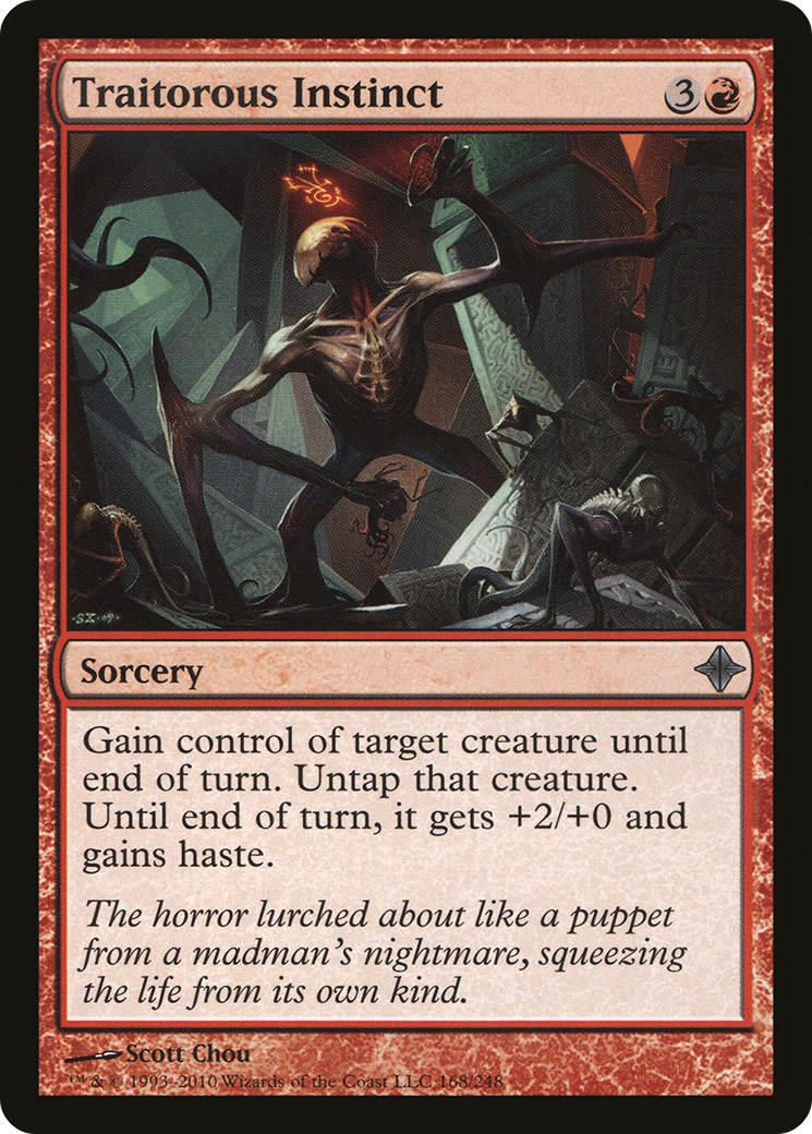 Traitorous Instinct (ROE-168) - Rise of the Eldrazi Foil