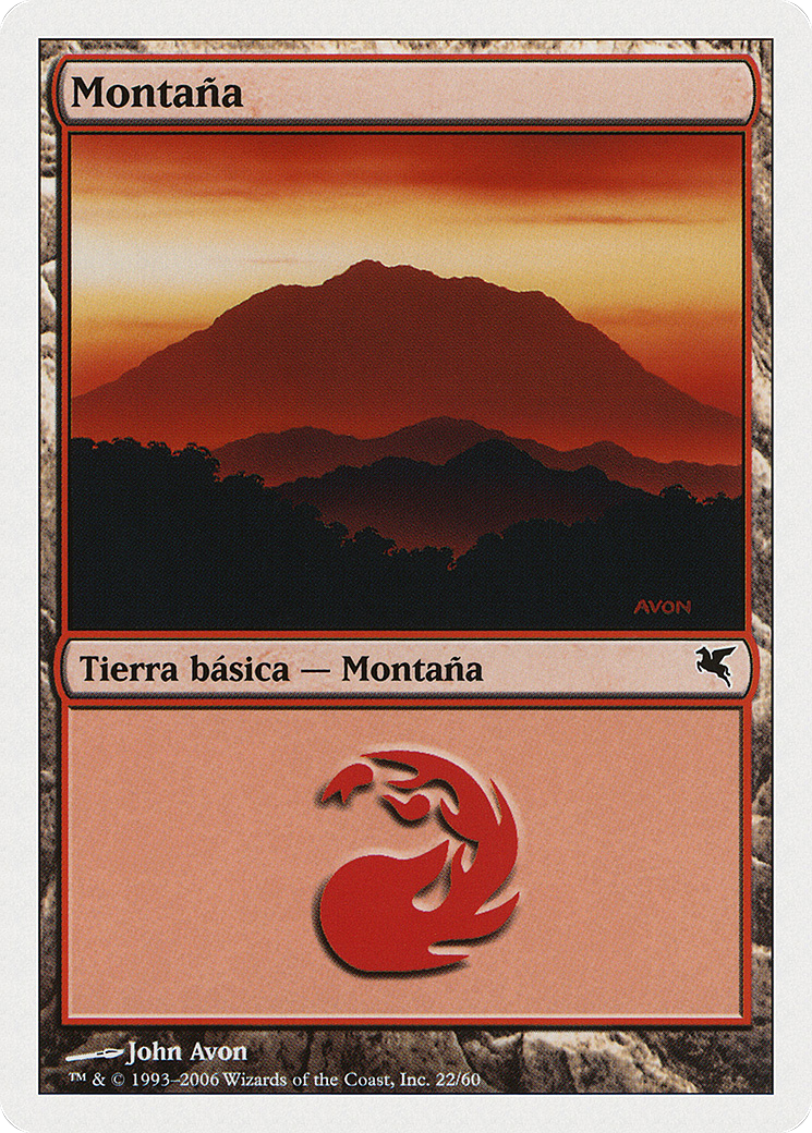 Mountain (Italian) - "Montagna" (C22) (PSAL-C22) - Salvat 2005