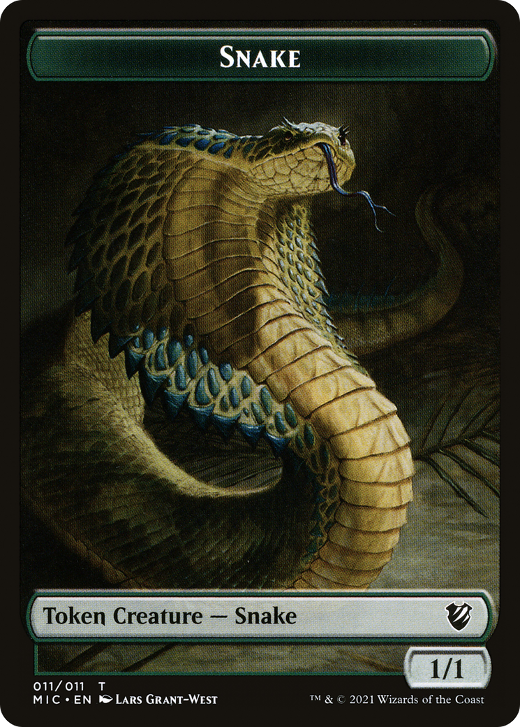 Snake (TMIC-011) - Midnight Hunt Commander Tokens
