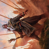 Hazezon, Shaper of Sand // Hazezon, Shaper of Sand (ADMU-046) - Dominaria United Art Series (Borderless) Foil