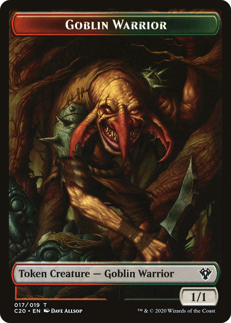 Goblin Warrior (TC20-017) - Commander 2020 Tokens