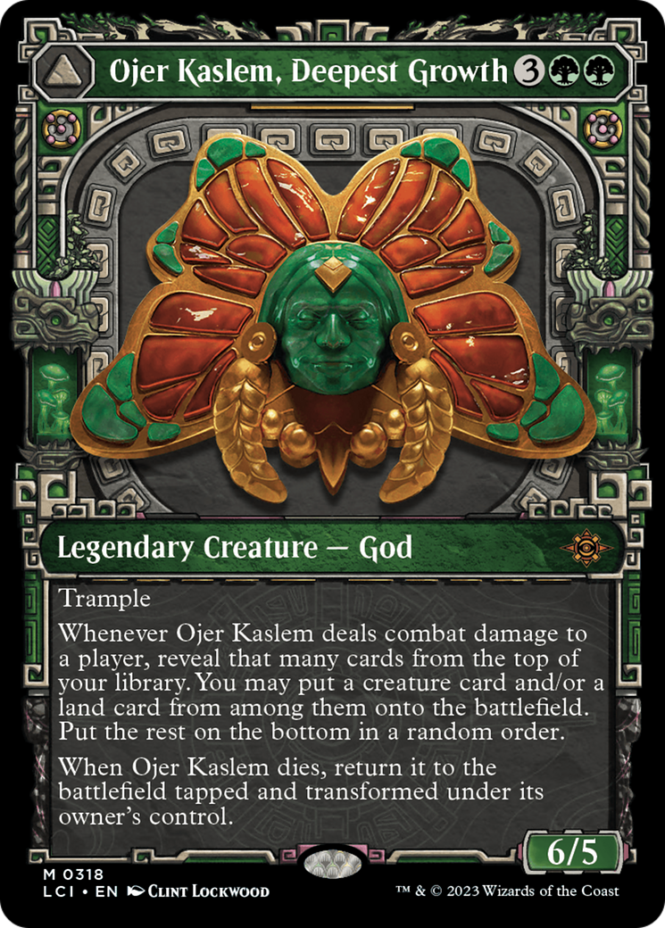 Ojer Kaslem, Deepest Growth (Showcase) (LCI-318) - The Lost Caverns of Ixalan: (Showcase) Foil