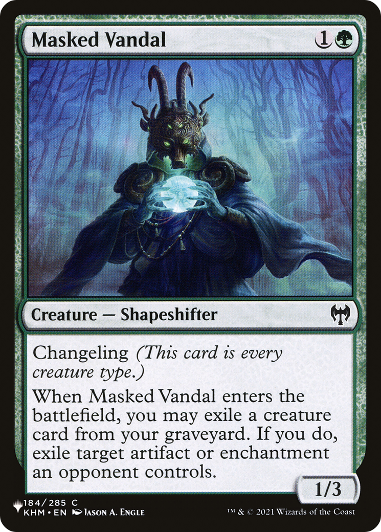 Masked Vandal (LIST-184) - The List
