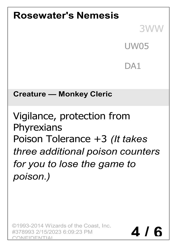 Rosewater's Nemesis (UNK-UW05) - Unknown Event